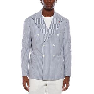 Isaia Mens  Silk-Blend Jacket, Multi